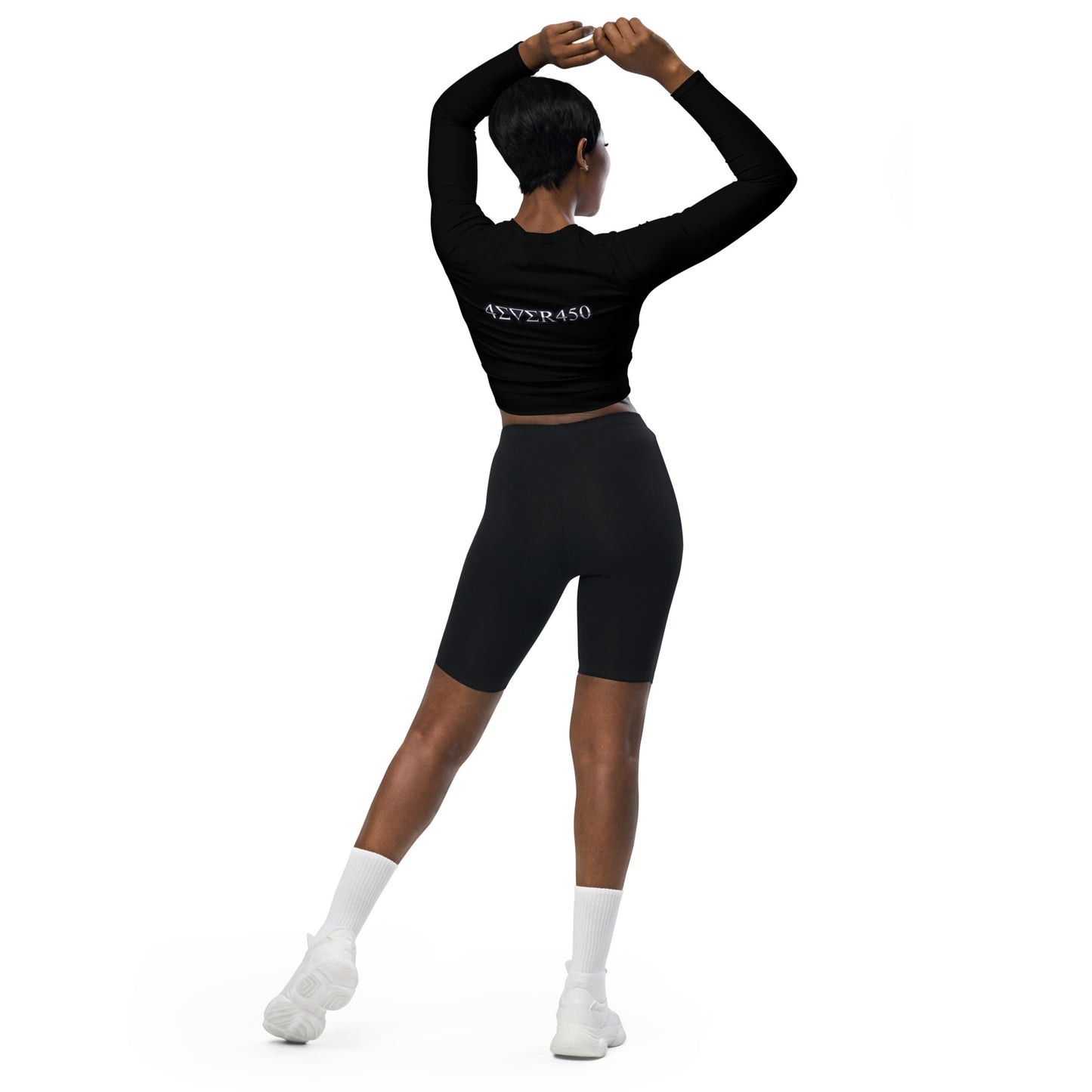 I Am Artist long-sleeve crop top - Iamdubeu
