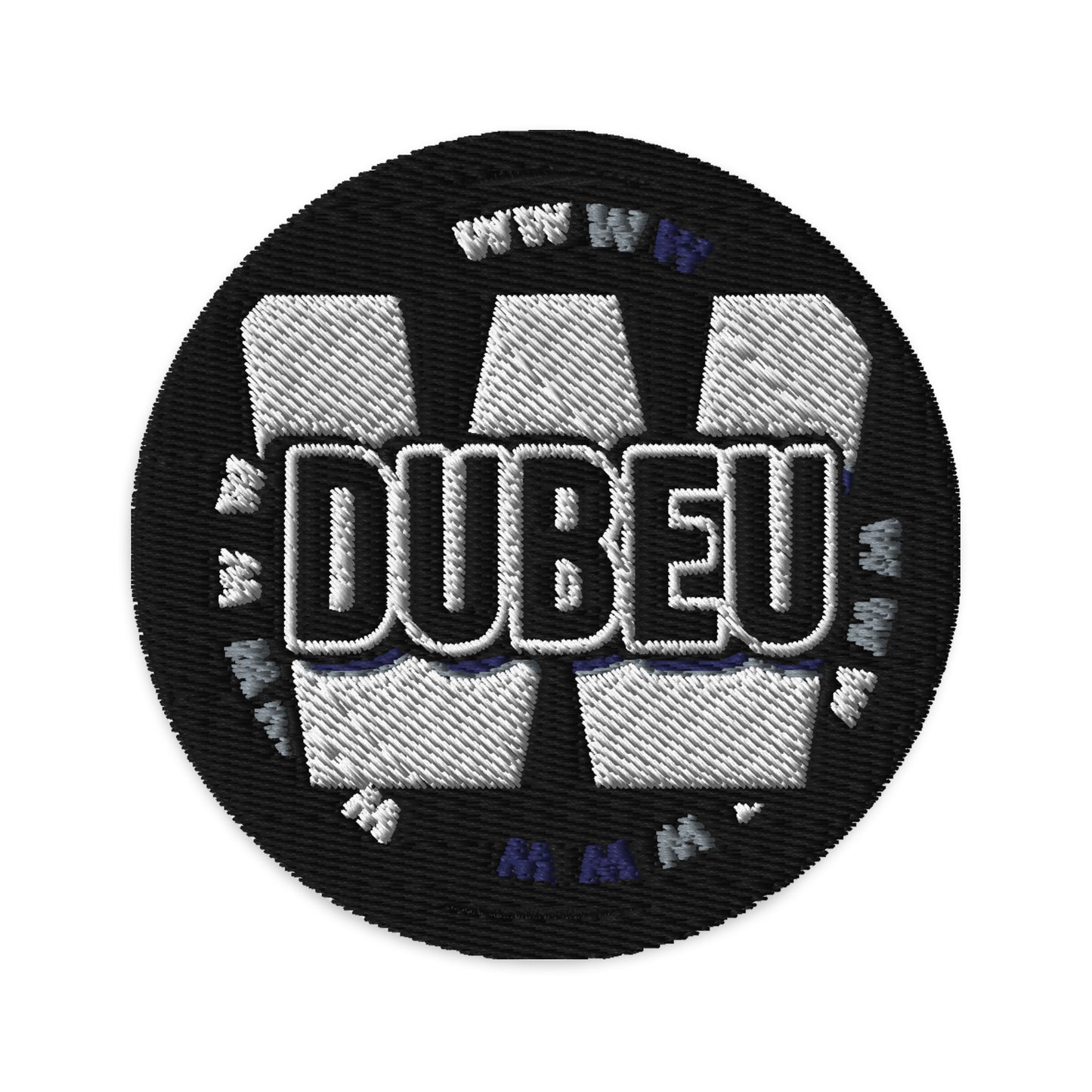 Dubeu Embroidered patches (Black) - Iamdubeu
