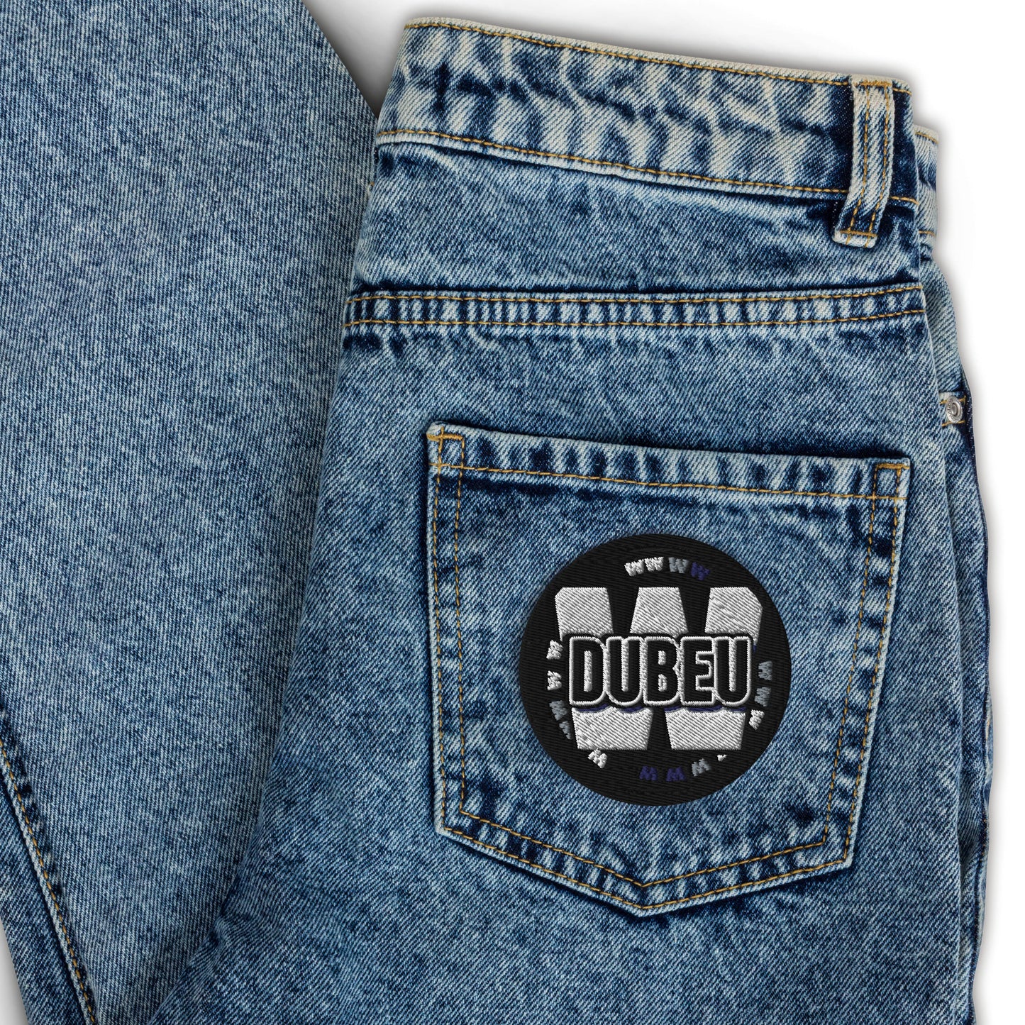 Dubeu Embroidered patches (Black) - Iamdubeu