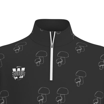 Tripping Twilight Sports Collar Jersey With Long Sleeves
