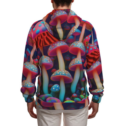 Shroomed All-Over Zip Up Hoodie