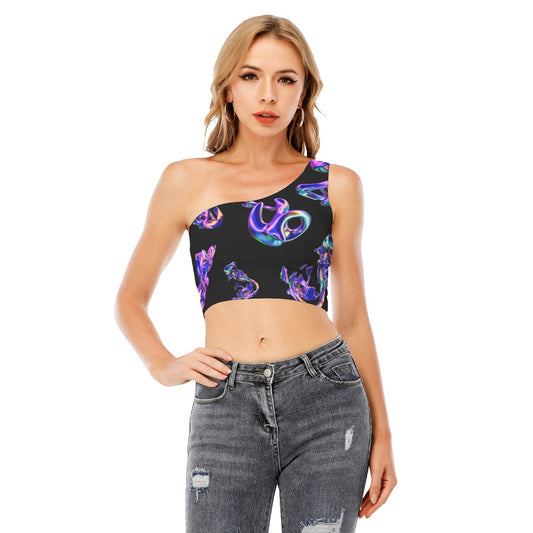 Amplify One-Shoulder Cropped Top - Iamdubeu