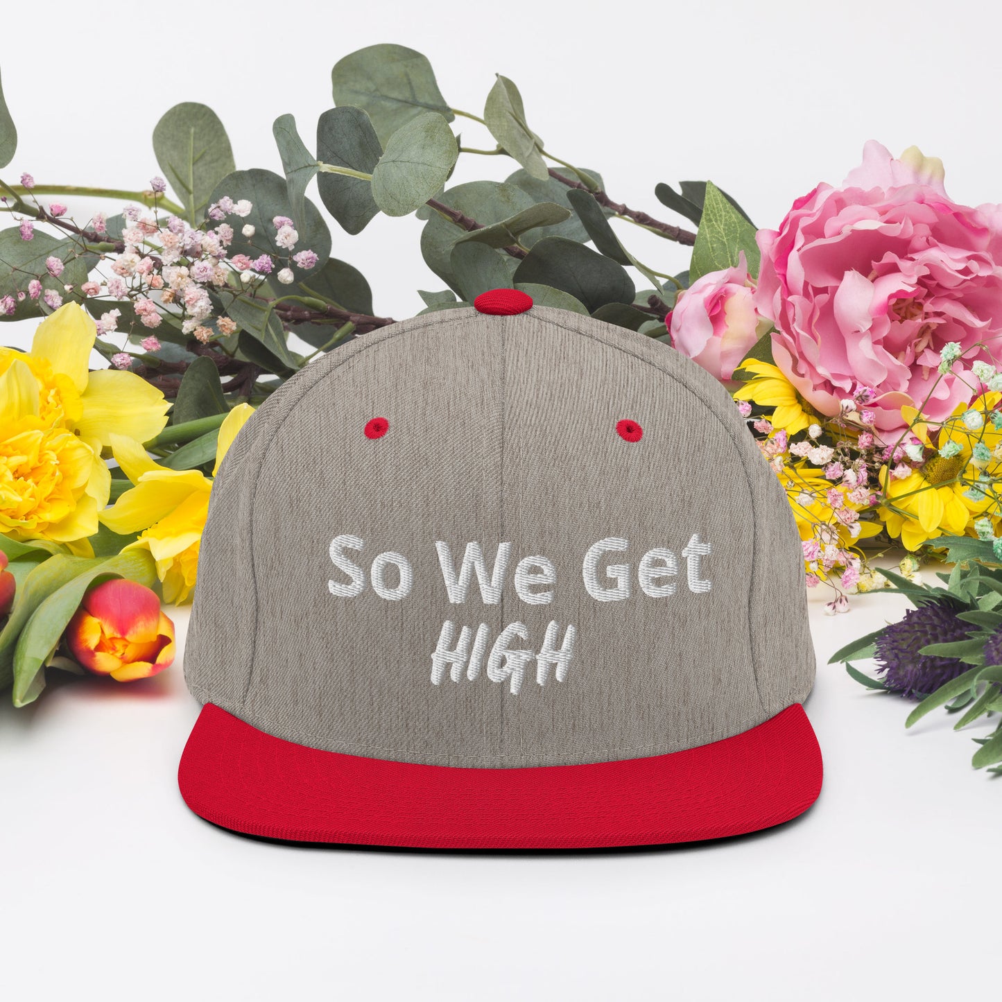 We Get High Snapback Hat - Iamdubeu