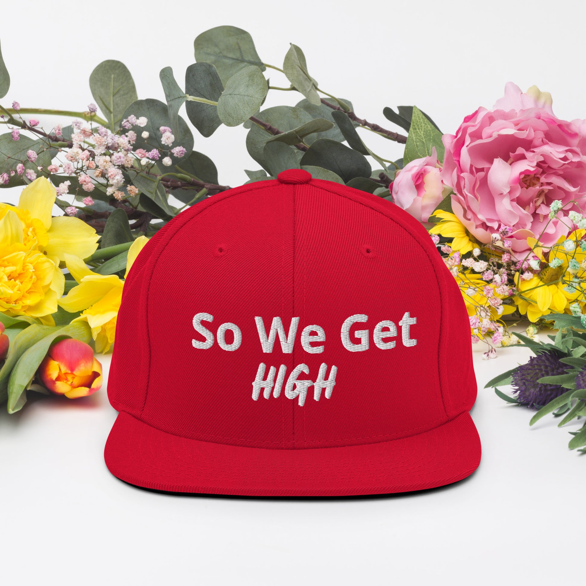 We Get High Snapback Hat - Iamdubeu