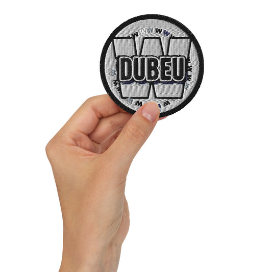 Dubeu Embroidered patches (White) - Iamdubeu