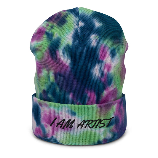 I Am Artist Tie-dye beanie - Iamdubeu