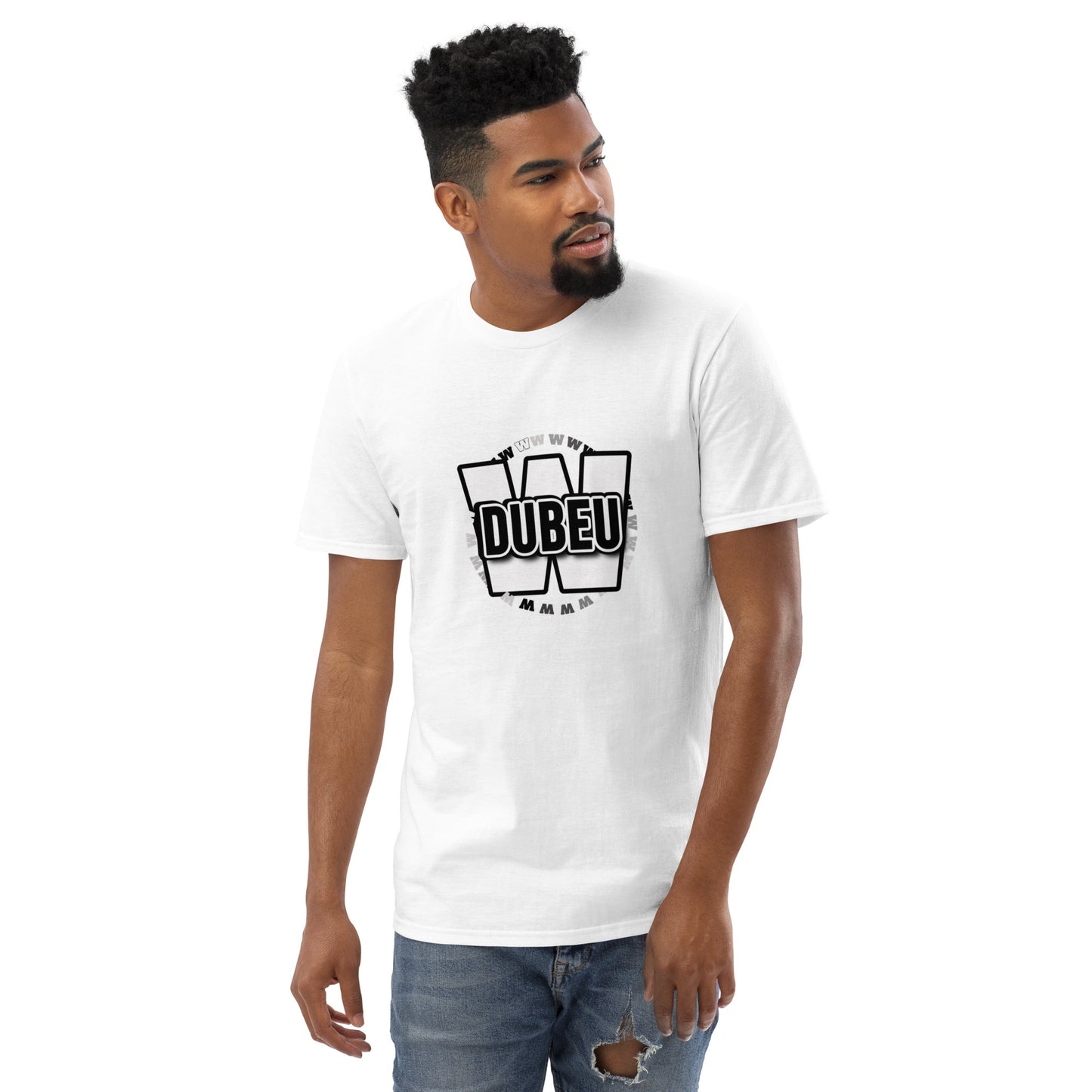 Dubeu Short-Sleeve T-Shirt (White) - Iamdubeu